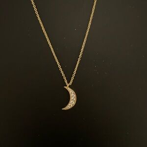NWT!  Gorjana Luna Crescent Necklace - 18k Gold Filled